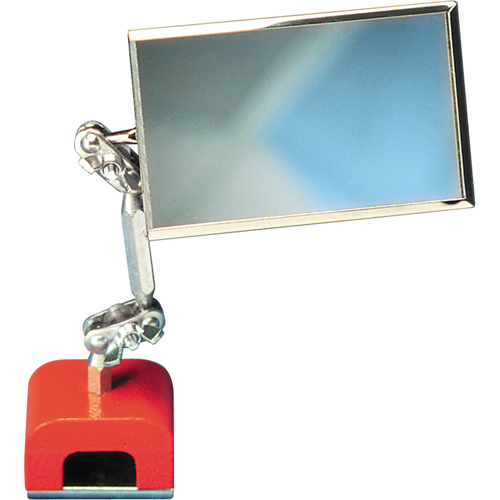 Miroir d'inspection, Rectangulaire, 3-1/2" lo x 2" la, T&eacute;lescopique Trail Hammer and Bolt