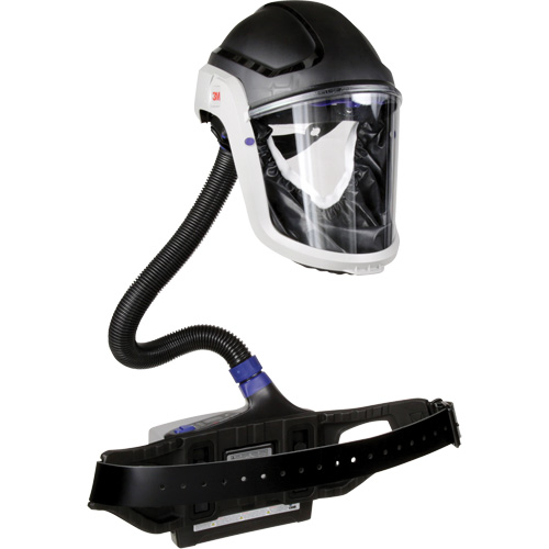 Versaflo Powered Air Purifying Respirator TR-600 Heavy Industrial Kit, Hard Hat & Faceshield, Lithium-Ion Battery Trail Hammer and Bolt