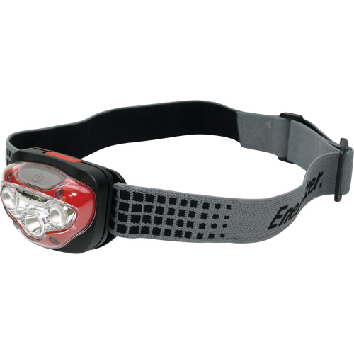 HD Vision Industrial Headlamp, LED, 300 Lumens, 4.33 Hrs. Run Time, AAA Batteries Trail Hammer and Bolt