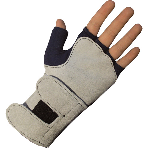 Gant antichocs avec support de poignet, Grand, Paume en Synth&eacute;tique, Poignet &agrave; enfiler Trail Hammer and Bolt