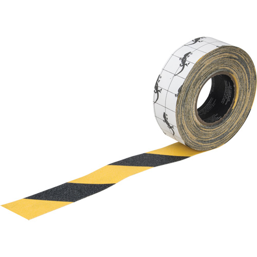 Premium Anti-Skid Tape, 3" x 60', Black & Yellow Trail Hammer and Bolt