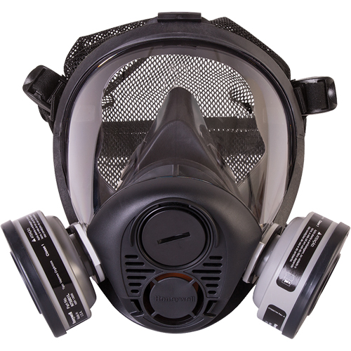 Respirateur &agrave; masque complet de s&eacute;rie RU6500 de North, Silicone, Moyen Trail Hammer and Bolt