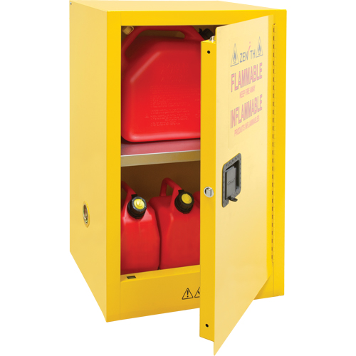 Armoire pour produits inflammables, 12 gal., 1 Porte(s), 23" La x 35" h x 18" p Trail Hammer and Bolt