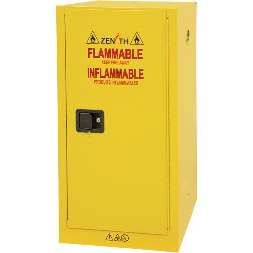 Armoire pour produits inflammables, 16 gal., 1 Porte(s), 23" La x 44" h x 18" p Trail Hammer and Bolt