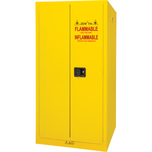 Armoire pour produits inflammables, 60 gal., 2 Porte(s), 34" La x 65" h x 34" p Trail Hammer and Bolt