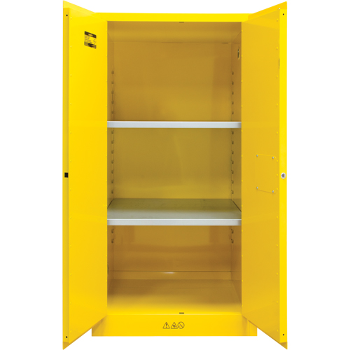 Armoire pour produits inflammables, 60 gal., 2 Porte(s), 34" La x 65" h x 34" p Trail Hammer and Bolt