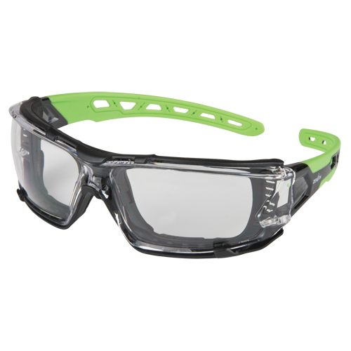 Lunettes de s&eacute;curit&eacute; s&eacute;rie Z2500 avec joint en mousse, Lentille Transparent, Anti-&eacute;gratignures, ANSI Z87+/R&eacute;pond ou surpasse la norme CSA Z94.3 Trail Hammer and Bolt