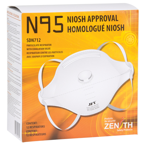 Respirateur contre les particules, N95, Certifi&eacute; NIOSH, Moyen/grand Trail Hammer and Bolt