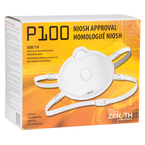 Respirateur contre les particules, P100, Certifi&eacute; NIOSH, Moyen/grand Trail Hammer and Bolt