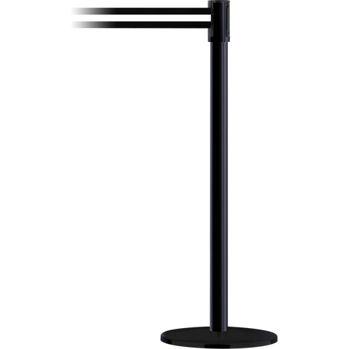 Poteau receveur robuste &agrave; ligne double, Hauteur de 38", Jaune Trail Hammer and Bolt