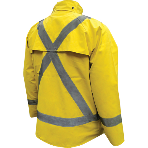 Miner 49er Mining Jacket, Neoprene, 3X-Large, Lime-Green Trail Hammer and Bolt