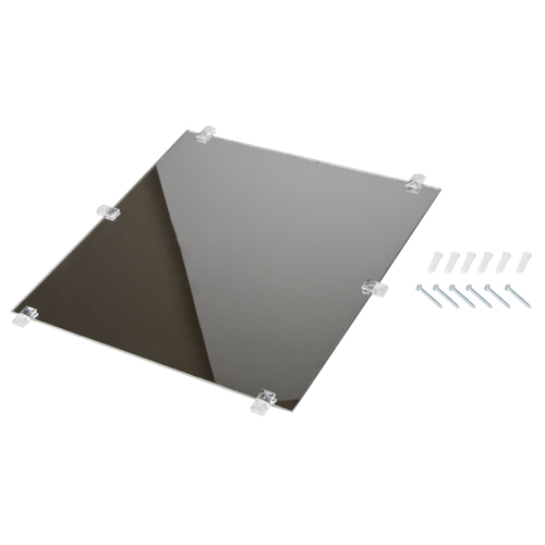 Miroir plat, 12" ha x 12" la, Non encadr&eacute; Trail Hammer and Bolt