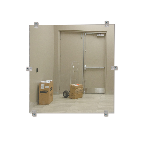 Miroir plat, 12" ha x 12" la, Non encadr&eacute; Trail Hammer and Bolt
