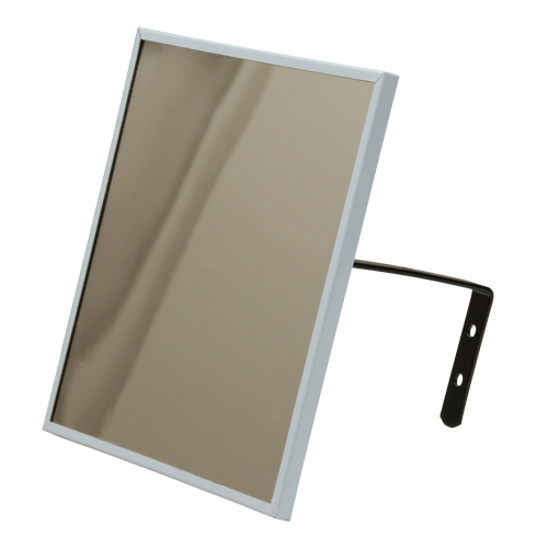 Miroir plat, 12" ha x 12" la, Encadr&eacute; Trail Hammer and Bolt