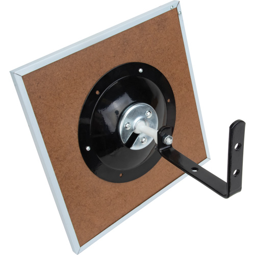 Miroir plat, 12" ha x 12" la, Encadr&eacute; Trail Hammer and Bolt