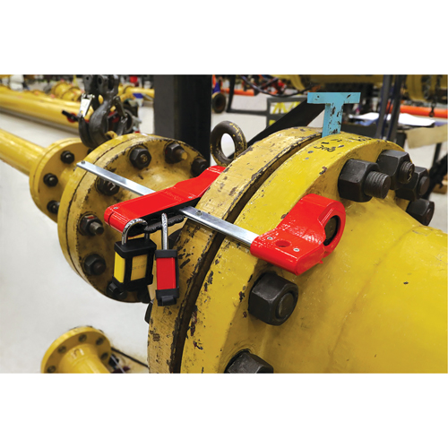Blind Lockout Device Small, Flange Type Trail Hammer and Bolt