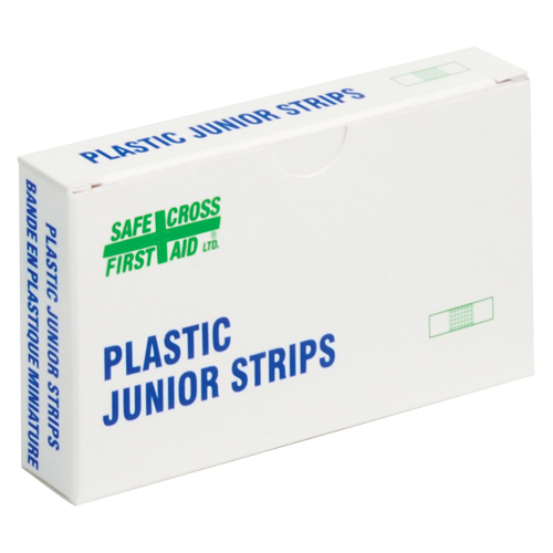 Junior Strips Bandages, Rectangular/Square, 1-1/2", Plastic, Non-Sterile Trail Hammer and Bolt