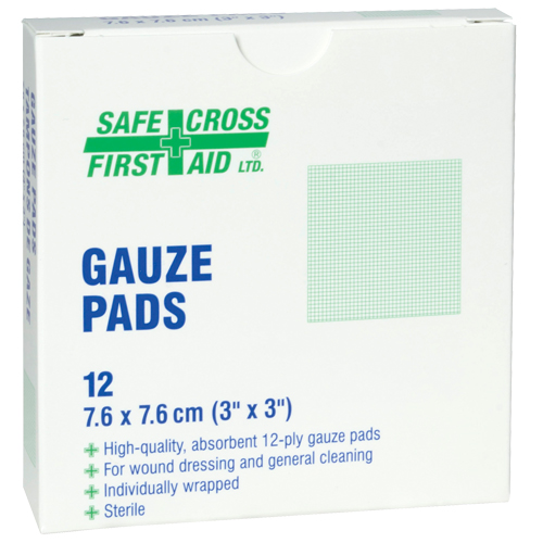 Gauze , Pad, 3" L x 3" W, Sterile, Medical Device Class 1 Trail Hammer and Bolt