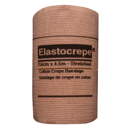 Cotton Crepe Bandage, Roll L x 3" W, Class 1 Trail Hammer and Bolt