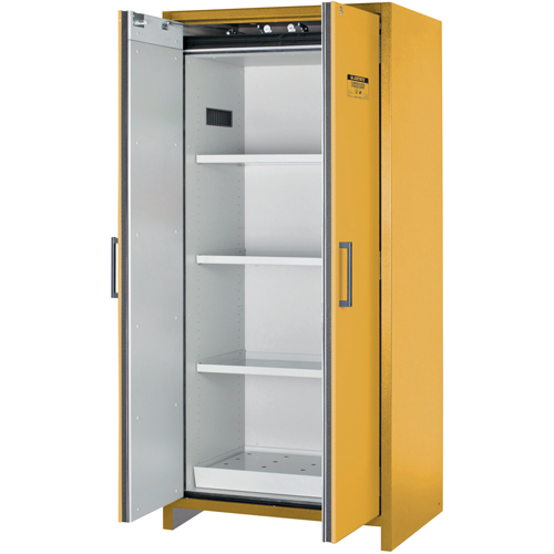 90-Minute EN Safety Storage Cabinet, 30 gal., 2 Door, 35.16" W x 76.89" H x 24.21" D Trail Hammer and Bolt