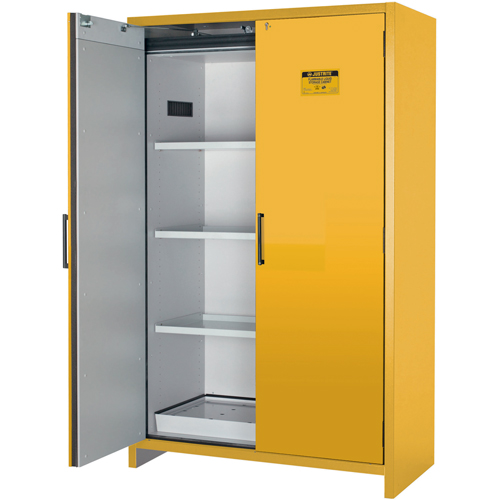Armoire d'entreposage 90 minutes s&eacute;curitaire et conforme &agrave; la norme EN, 45 gal., 2 Porte(s), 46,97" La x 76,89" h x 24,21" p Trail Hammer and Bolt