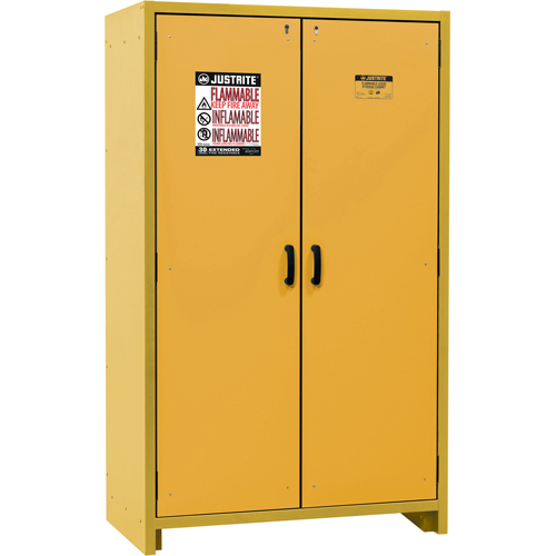 Armoire d'entreposage 30 minutes s&eacute;curitaire et conforme &agrave; la norme EN, 45 gal., 2 Porte(s), 45,83" La x 76,65" h x 24,21" p Trail Hammer and Bolt