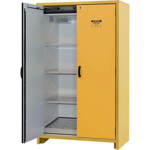 Armoire d'entreposage 30 minutes s&eacute;curitaire et conforme &agrave; la norme EN, 45 gal., 2 Porte(s), 45,83" La x 76,65" h x 24,21" p Trail Hammer and Bolt
