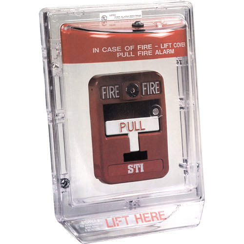 Fire Alarm Covers - Stopper&reg; II Indoor Alarm Covers, Surface Trail Hammer and Bolt