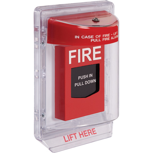 Fire Alarm Covers - Stopper&reg; II Indoor Alarm Covers, Flush Trail Hammer and Bolt