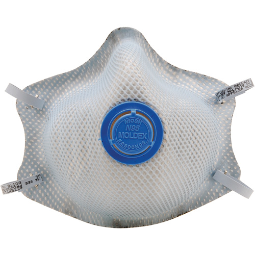 Respirateurs contre les particules 2500, N95, Certifi&eacute; NIOSH, Grand/Moyen Trail Hammer and Bolt