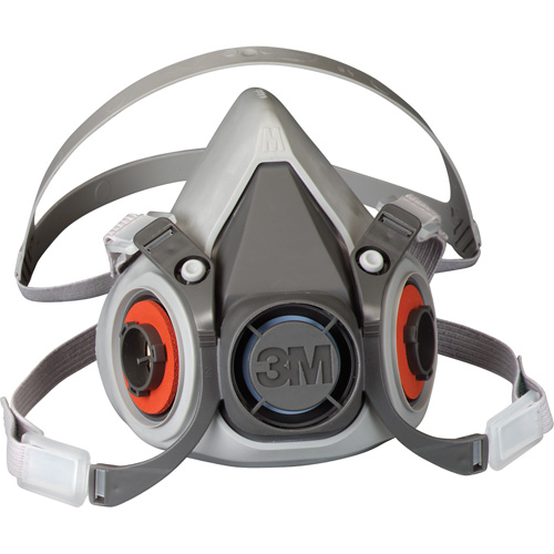 6000 Series Half Facepiece Reusable Respirator, Thermoplastic, Small Trail Hammer and Bolt