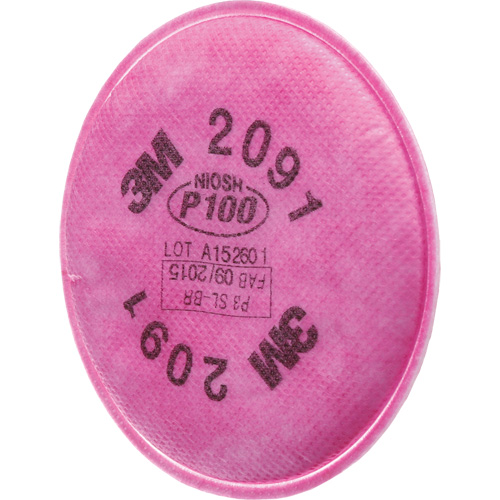 Pr&eacute;filtres pour respirateurs s&eacute;rie 2000, Filtre contre les particules, Filtre P100 Trail Hammer and Bolt