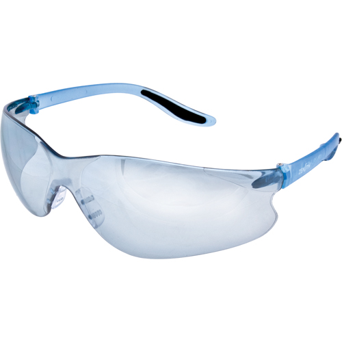 Z500 Series Safety Glasses, Blue/Indoor/Outdoor Mirror Lens, Anti-Scratch, ANSI Z87+/Meets/Exceeds CSA Z94.3 Trail Hammer and Bolt