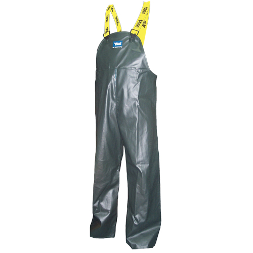 Journeyman&reg; Bib Pants, 4X-Large, Polyester/PVC, Green Trail Hammer and Bolt