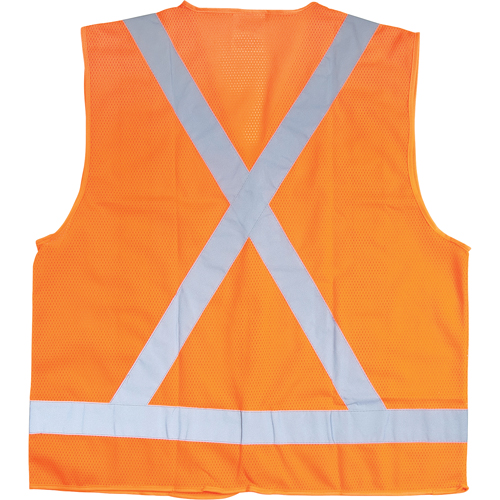 Veste de s&eacute;curit&eacute; pour la circulation, Orange haute visibilit&eacute;, T-Grand, Polyester Trail Hammer and Bolt