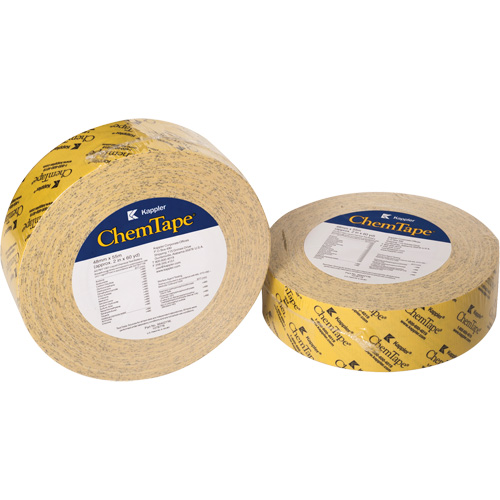 Ruban r&eacute;sistant aux produits chimiques ChemTape, 50,8 mm (2") x 50 m (164'), Jaune Trail Hammer and Bolt