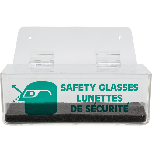 Distributeur de lunettes de s&eacute;curit&eacute; avec couvercle Trail Hammer and Bolt