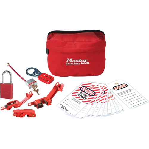 Personal Safety Lockout Kit - Compact Pouch Only, Confined Space Kit Trail Hammer and Bolt