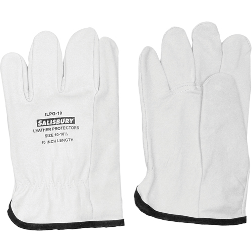 Salisbury  Leather Protector Gloves, Size 7, 10" L Trail Hammer and Bolt