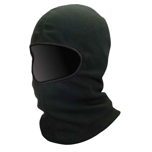 N-Ferno&reg; 6821 Balaclava, Fleece/Polyester, Black Trail Hammer and Bolt