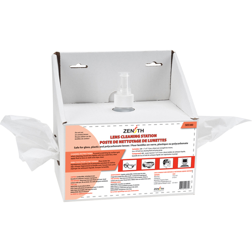 Poste de nettoyage jetables pour lentilles, Carton, 8" lo x 4" p x 8" h Trail Hammer and Bolt