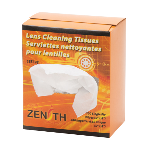 Serviettes nettoyantes pour lentilles, 5" x 8", 300 /pqt. Trail Hammer and Bolt