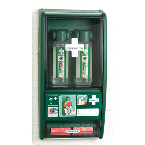 Cederroth Eye Wash/Salvequick&reg; First Aid Kit, Class 1 Medical Device, Station Trail Hammer and Bolt