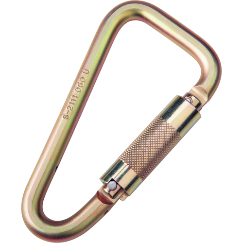 Saflok Carabiners, Steel, 3600 lbs Capacity Trail Hammer and Bolt