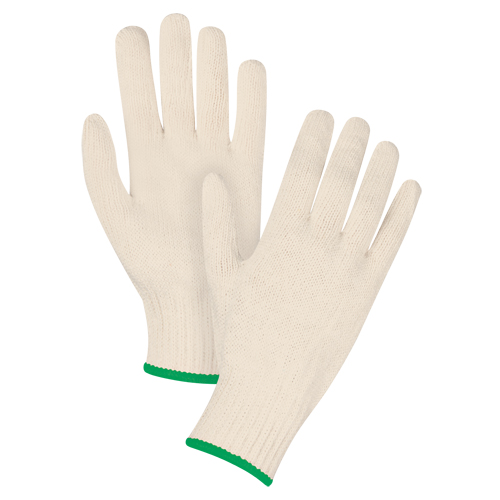 Heavyweight String Knit Gloves, Poly/Cotton, 7 Gauge, Medium Trail Hammer and Bolt