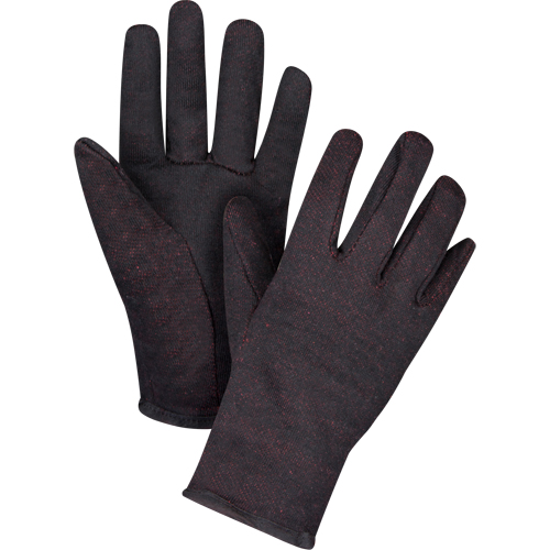 Gants de jersey, Grand, Brun, Molleton rouge, &agrave; enfiler Trail Hammer and Bolt