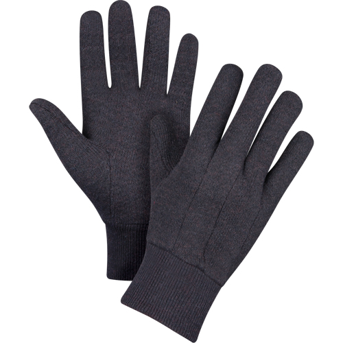 Gants de jersey, Grand, Brun, Non doubl&eacute;, Poignet en tricot Trail Hammer and Bolt
