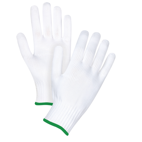 Gants tricot&eacute;s sans couture, Polyester, Calibre 10, Moyen Trail Hammer and Bolt