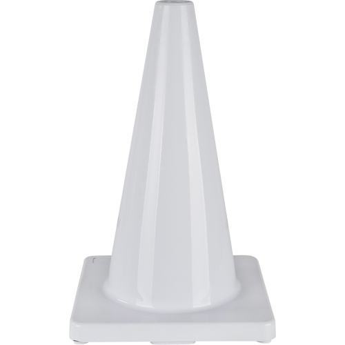 Coloured Traffic Cone, 18", White Trail Hammer and Bolt