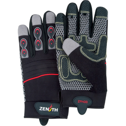 ZM400 Premium Mechanic's Gloves, Synthetic Palm, Size 2X-Large Trail Hammer and Bolt
